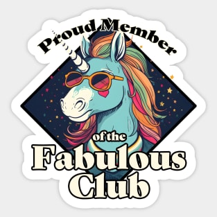 The Fabulous Club | LGBTIQ+ Pride Sticker